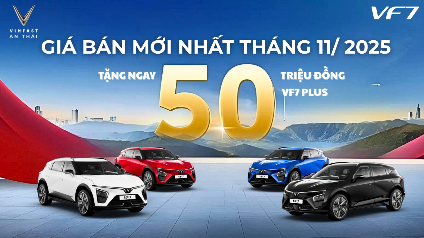 MUA XE VINFAST VF7 – GIÁ BÁN & ƯU ĐÃI MỚI NHẤT | GIẢM ĐẾN 201,4 TRIỆU ĐỒNG TRONG THÁNG NÀY